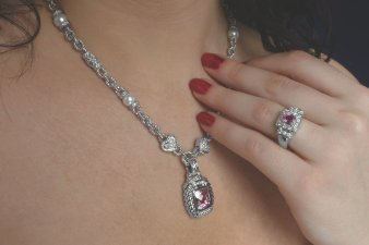 photo of diamond necklace